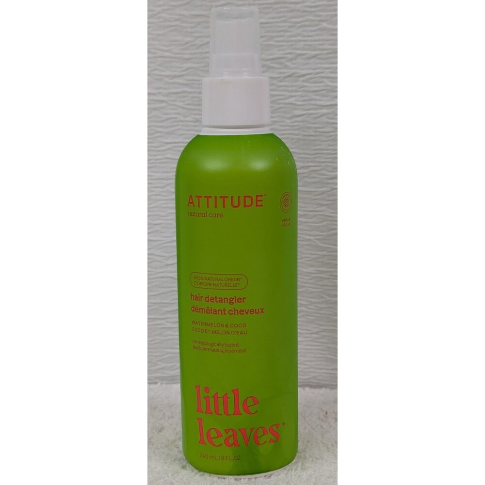 Attitude - Hair Detangler - Watermelon & Coco - little leaves - 8 oz